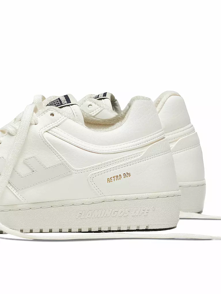 FLAMINGOS LIFE | Sneaker RETRO 90s | Blanc