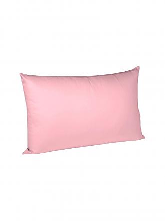 FLEURESSE | Housse de coussin en satin "Royal Uni" lot de 2 40x80cm (Rose)