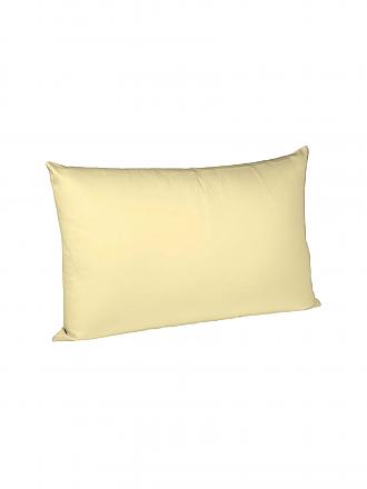 FLEURESSE | Housse de coussin en satin "Royal Uni" lot de 2 70x90cm (Vanille)