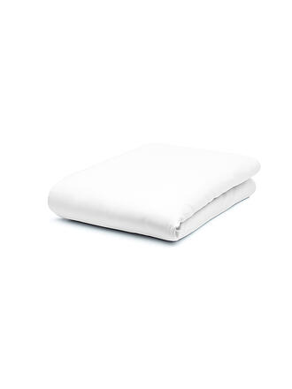 FLEURESSE | Drap-housse en satin Royal Uni 90x200cm Blanc