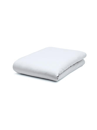 FLEURESSE | Drap-housse en satin Royal Uni 90x200cm Argent