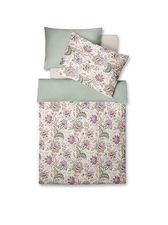 FLEURESSE | Parure de lit en satin 70x90cm/140x200cm MAROC Mauve