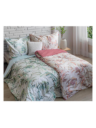 FLEURESSE | Linge de lit en satin 70x90cm/140x200cm MAROC Mauve