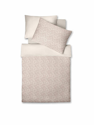 FLEURESSE | Linge de lit en lin NIZZA 70x90cm / 140x200cm Corail