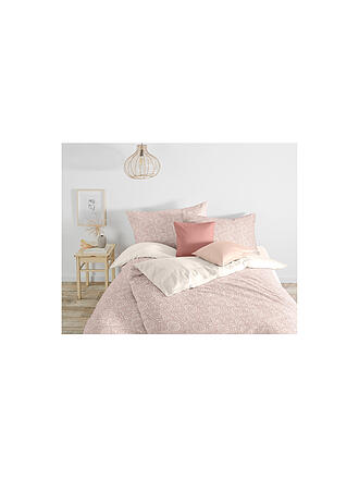 FLEURESSE | Linge de lit en lin NIZZA 70x90cm / 140x200cm Corail