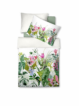 FLEURESSE | Linge de lit en satin BED ART 70x90cm/140x200cm Aqua