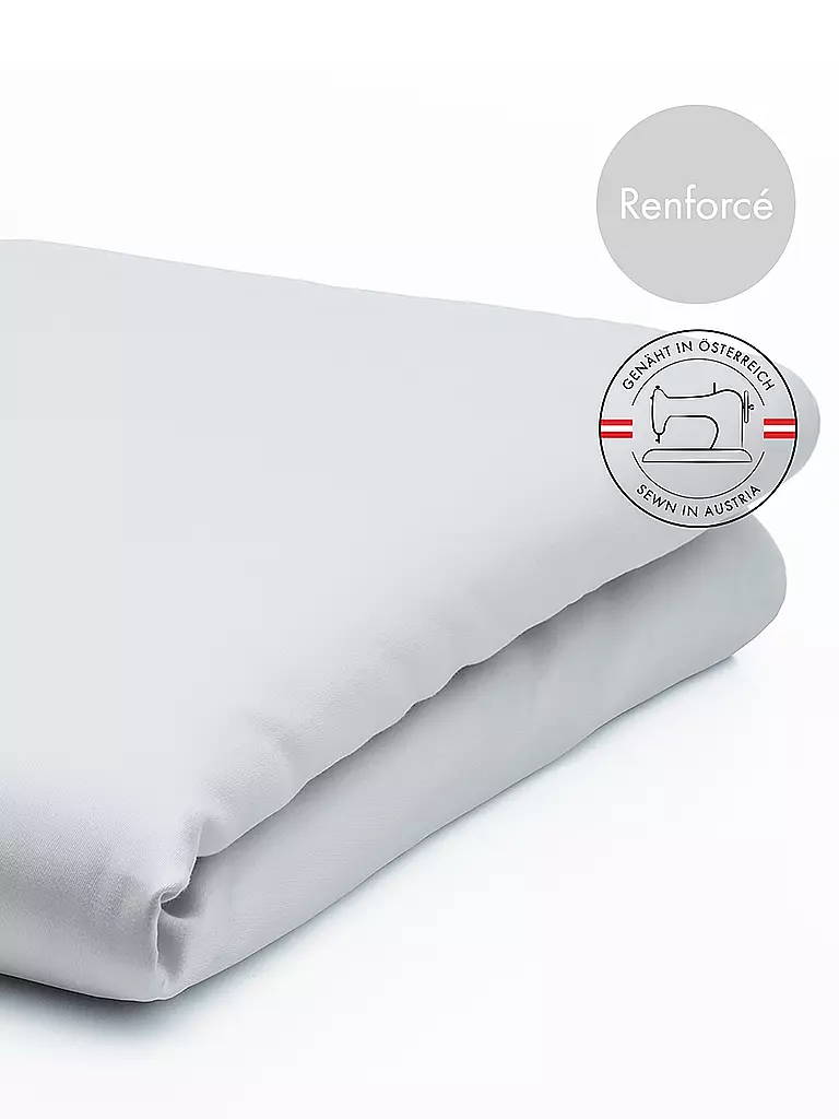 FLEURESSE | Drap MONIKA 240x260cm Gris argenté | Argent