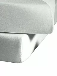 FLEURESSE | Drap-housse en jersey 180x200cm (Blanc) | Argent