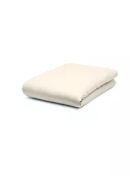 FLEURESSE | Drap-housse en satin Royal Uni 180x200cm Blanc | Crème