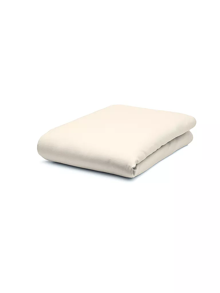 FLEURESSE | Drap-housse en satin Royal Uni 180x200cm Crème | creme