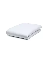 FLEURESSE | Drap-housse en satin Royal Uni 90x200cm Bleu clair | Argent