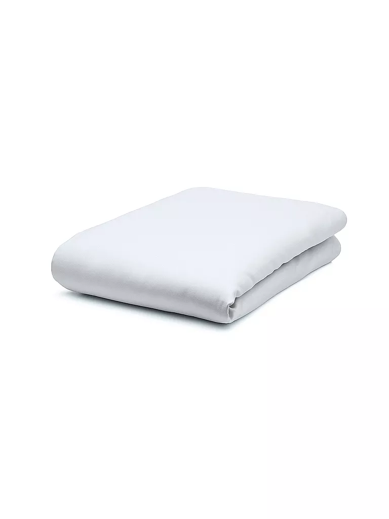 FLEURESSE | Drap-housse en satin Royal Uni 90x200cm Argent | silber