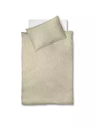 FLEURESSE | Flanelle linge de lit 70x90cm/140x200cm LECH JACQUARD Rose | Beige