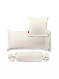 FLEURESSE | Taie d'oreiller en satin "Royal Uni" lot de 2 70x90cm (Beige) | Crème