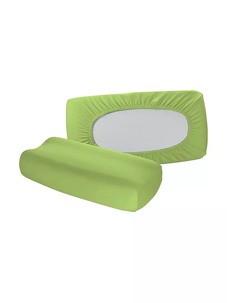 FLEURESSE | Housse de coussin en jersey "Vital Comfort" 40x60cm (vert pomme) | grün