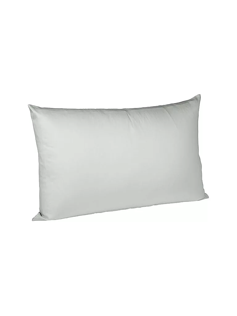 FLEURESSE | Housse de coussin en satin "Royal Uni" lot de 2 40x80cm (Argent) | silber