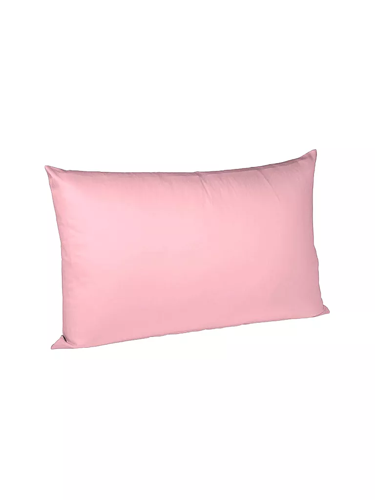 FLEURESSE | Housse de coussin en satin "Royal Uni" lot de 2 70x90cm (Rose) | rosa