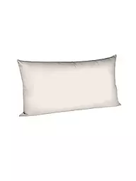 FLEURESSE | Taie d'oreiller en satin Royal Uni lot de 2 40x80cm Argent | Beige