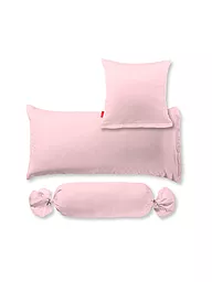 FLEURESSE | Housse de coussin en satin Royal Uni, lot de 2, 40x40cm, olive | Rose