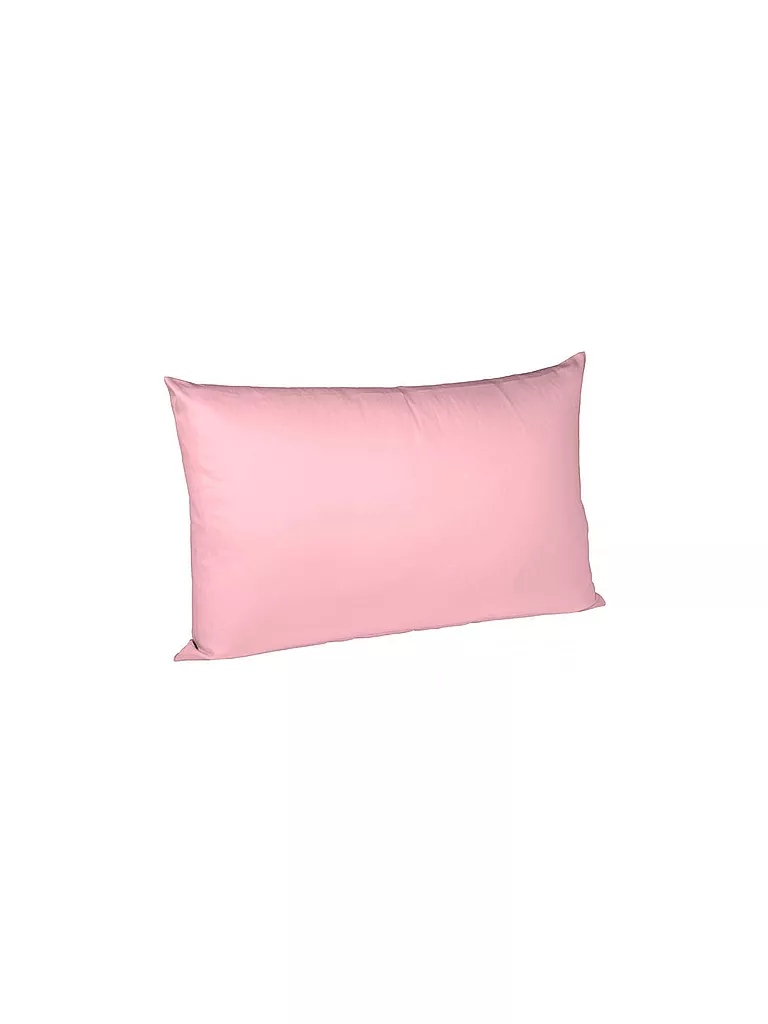 FLEURESSE | Housse de coussin en satin Royal Uni 2x 40x60cm Rose | rosa