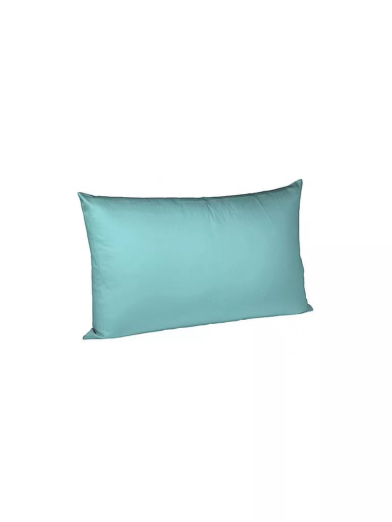 FLEURESSE | Housse de coussin en satin Royal Uni 2x 40x60cm Turquoise | türkis