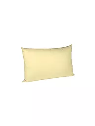 FLEURESSE | Taie d'oreiller en satin Royal Uni 2x 40x60cm Sable | Jaune