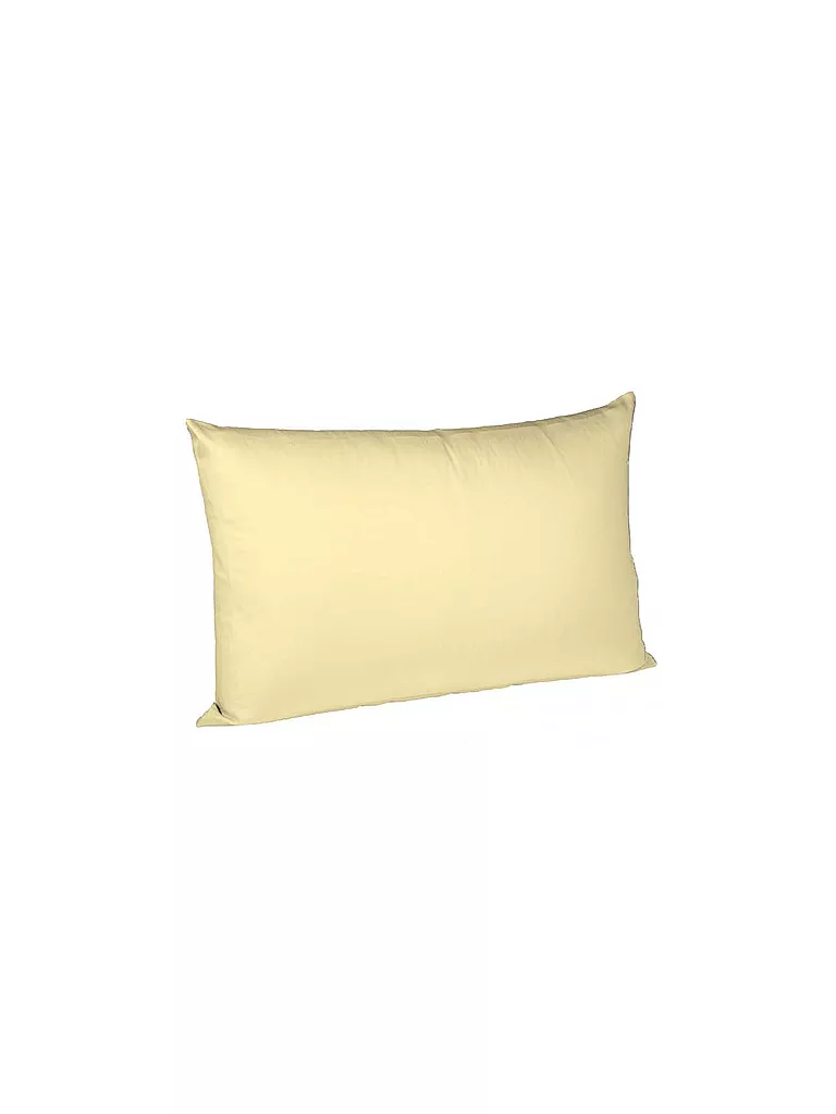 FLEURESSE | Housse de coussin en satin Royal Uni 2x 40x60cm Vanille | gelb