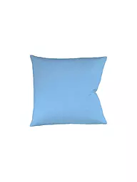 FLEURESSE | Housse de coussin en satin Royal Uni, lot de 2, 40x40cm, olive | Bleu clair