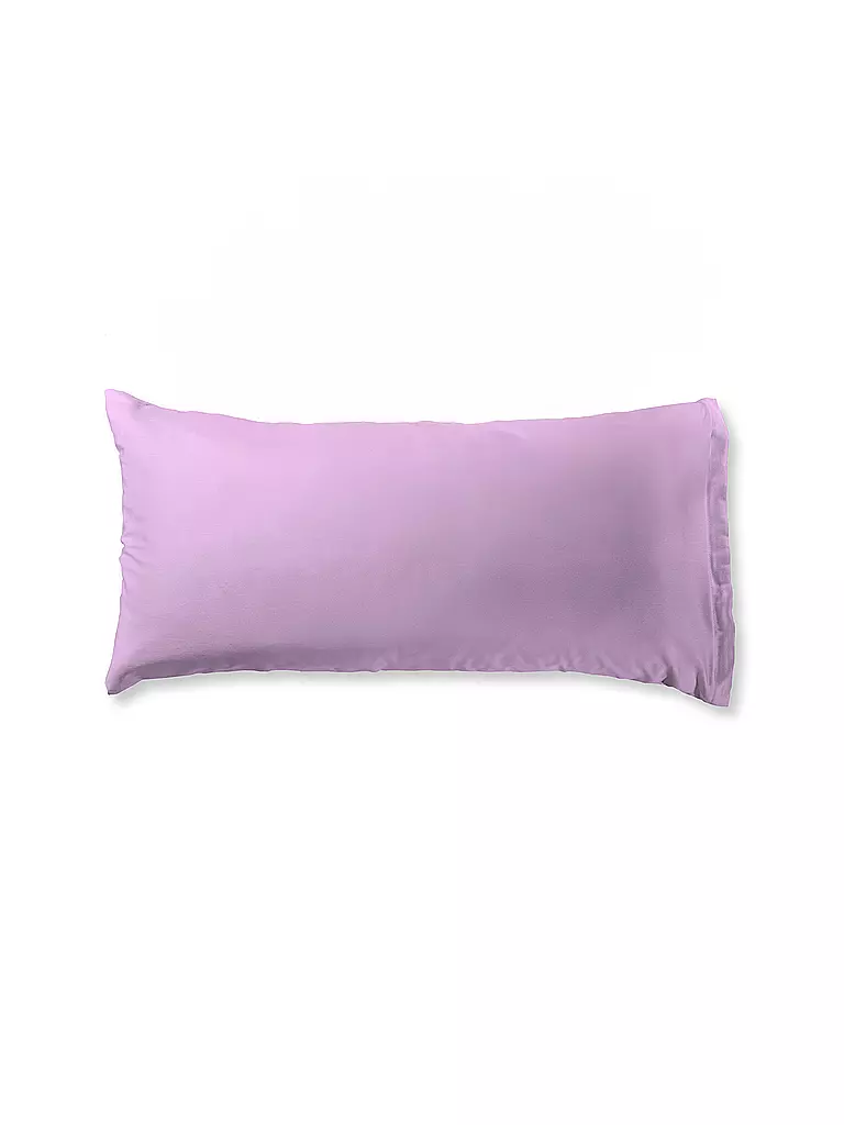 FLEURESSE | Housse de coussin en satin Royal Uni lot de 2 40x80cm Lilas | lila