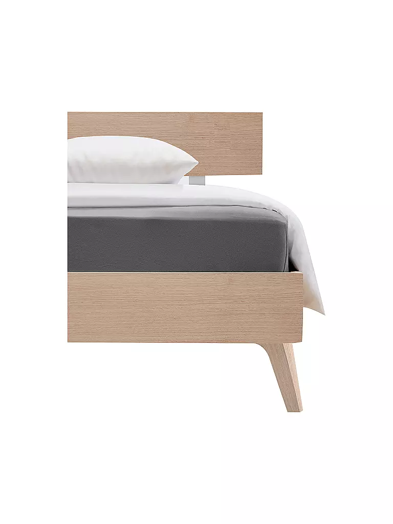 FLEURESSE | Jersey Spannleintuch 180x200cm Gris | grau