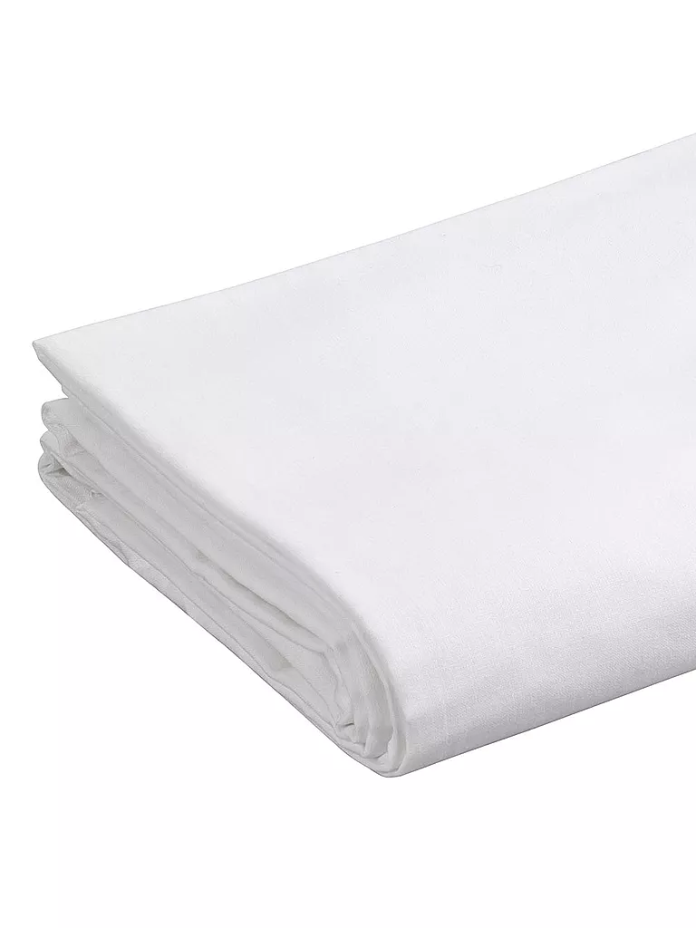 FLEURESSE | Leintuch "Monika" 240x260cm (Blanc) | weiss