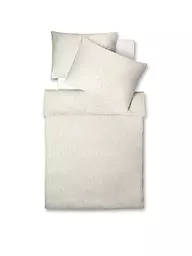 FLEURESSE | Linge de lit en damas "Opal" 70x90cm/140x200cm | Crème