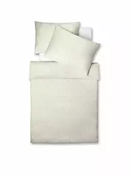 FLEURESSE | Linge de lit en damas "Opal" 70x90cm/140x220cm | Crème