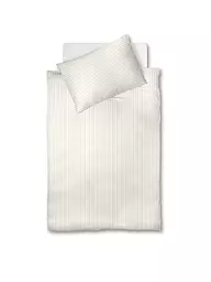 FLEURESSE | Linge de lit en damas Melk 70x90cm / 140x200cm Crème | Crème