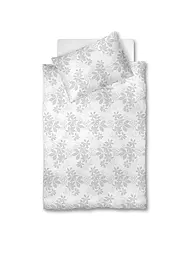 FLEURESSE | Linge de lit en damas OPAL 70x90cm/140x220cm Blanc | Blanc