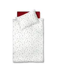FLEURESSE | Linge de lit en flanelle 70x90cm/140x200cm ASPEN Snow White | Crème