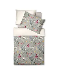 FLEURESSE | Linge de lit en jersey 70x90cm/140x200cm DIAMOND Argent | Gris