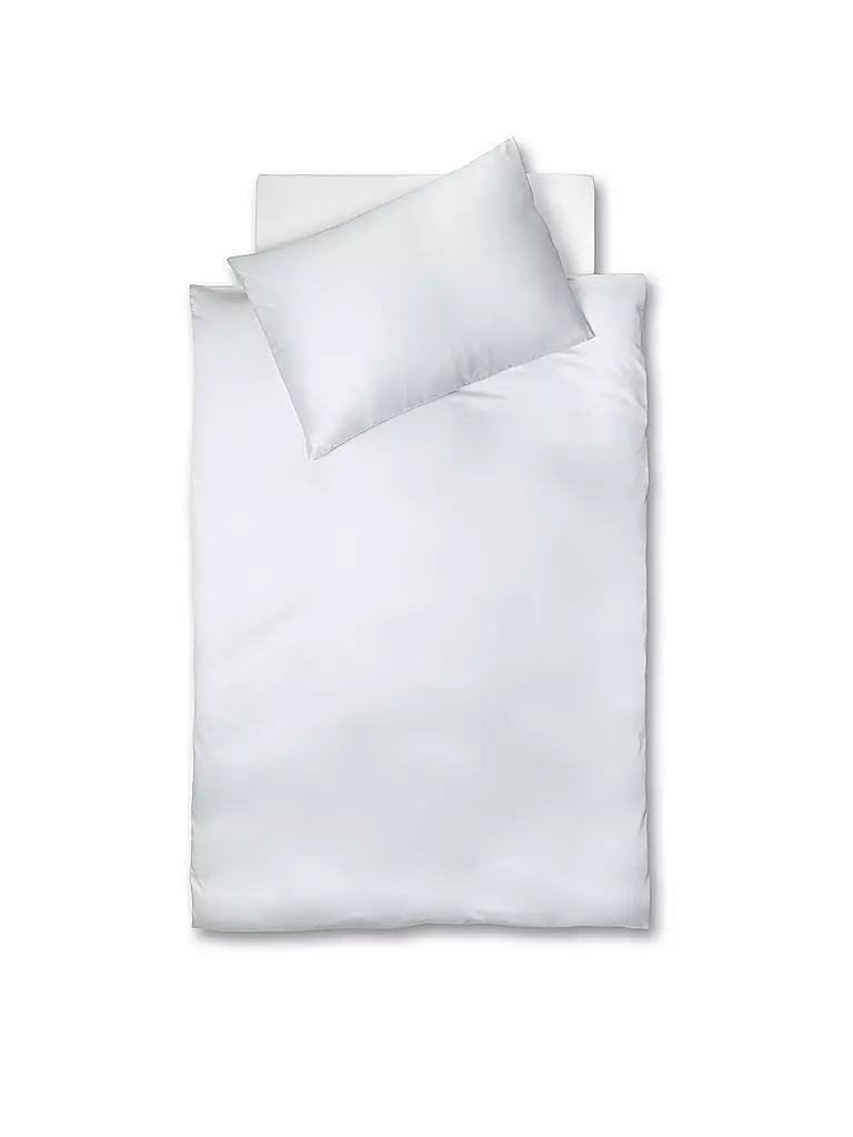 FLEURESSE | Linge de lit en jersey interlock 70x90cm/140x200cm Argent | Argent