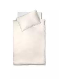 FLEURESSE | Linge de lit en jersey interlock 70x90cm/140x200cm Crème | Crème