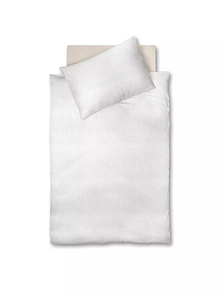 FLEURESSE | Linge de lit en mousseline CAPRI 70x90cm/140x200cm | weiss