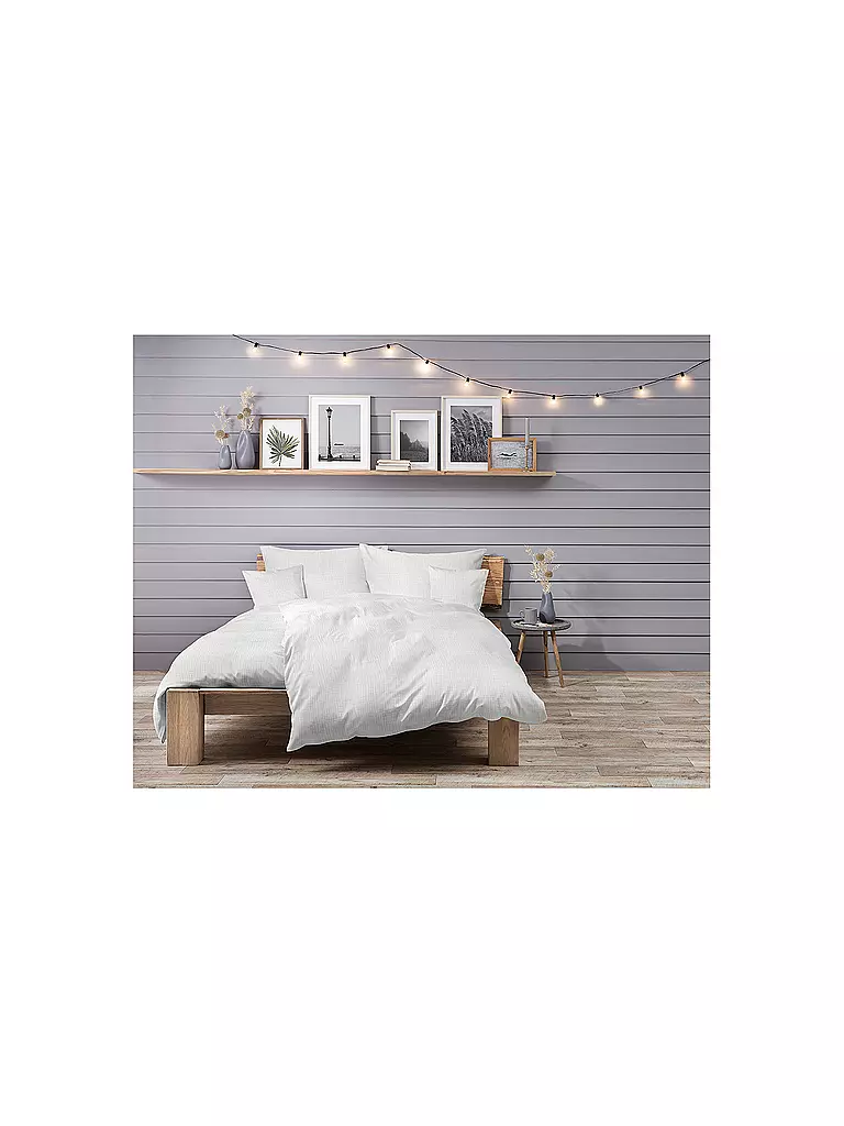 FLEURESSE | Linge de lit en mousseline CAPRI 70x90cm/140x200cm | weiss