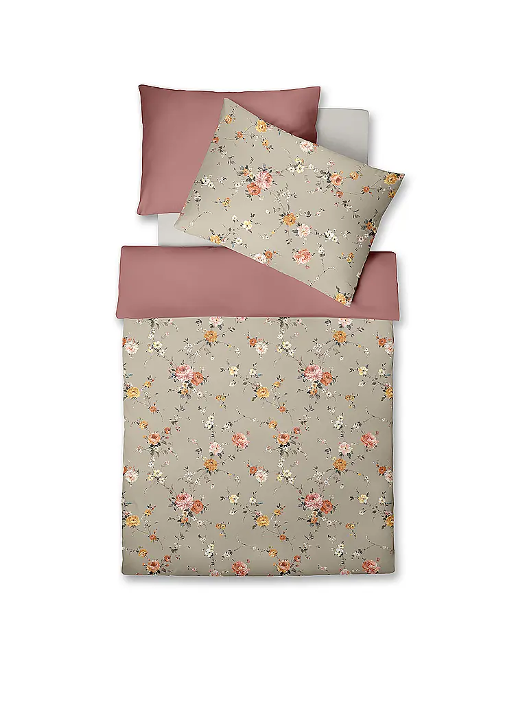 FLEURESSE | Linge de lit en satin 70x90cm/140x200cm STOCKHOLM Misty Rose | rosa