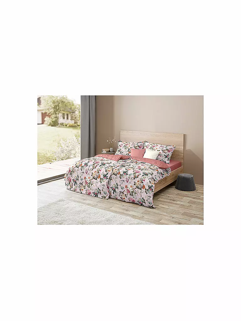 FLEURESSE | Linge de lit en satin BED ART 70x90cm/140x200cm Corail | koralle