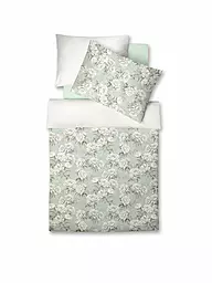 FLEURESSE | Linge de lit en satin BED ART 70x90cm/140x200cm Honeydew | Vert clair