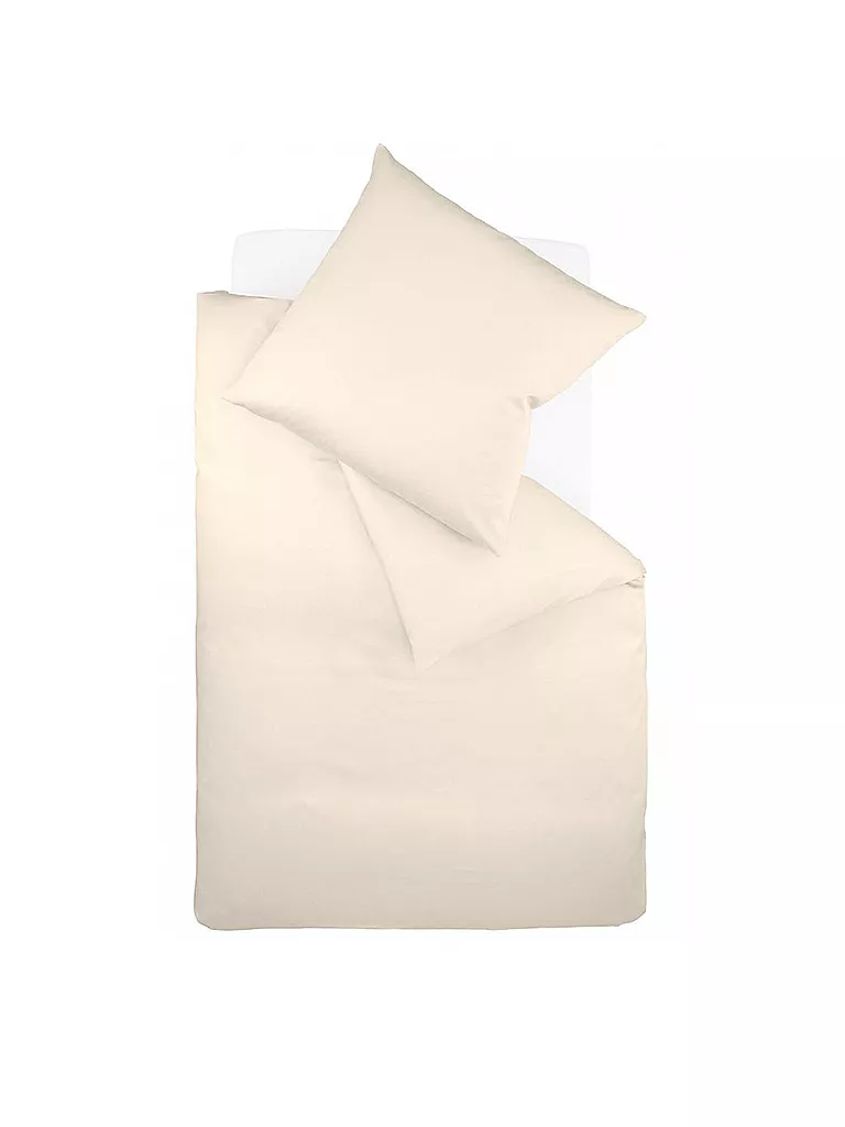 FLEURESSE | Linge de lit en satin Royal 70x90cm / 140x220cm | creme