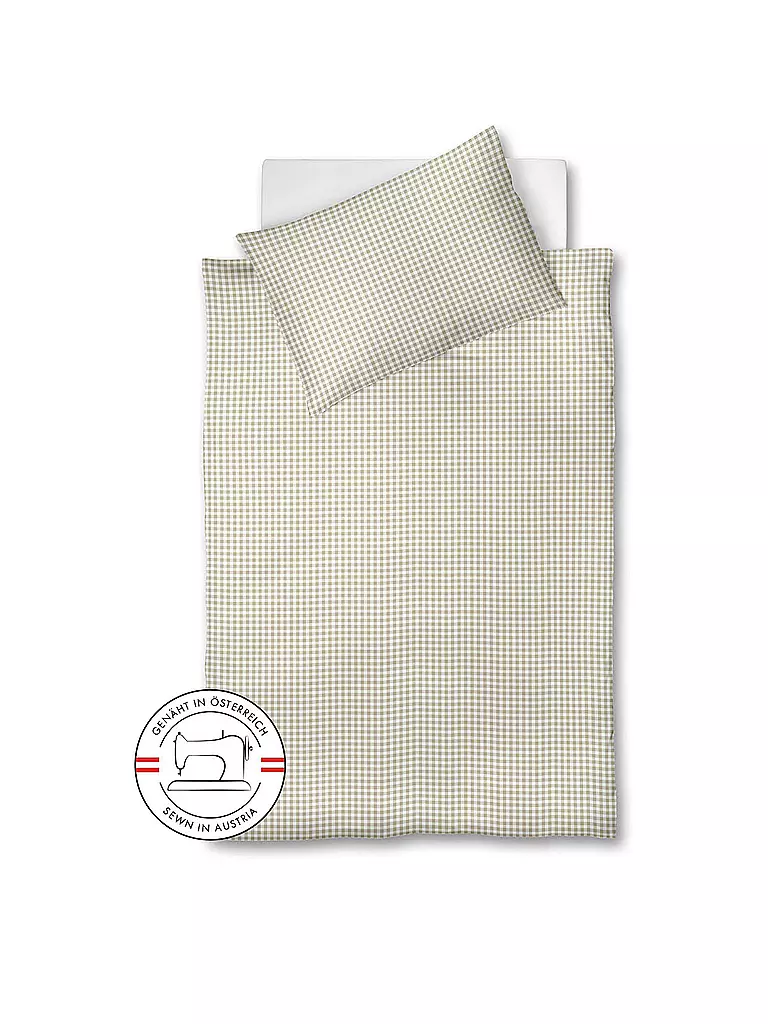 FLEURESSE | Linge de lit Seersucker RIO 70x90cm/140x200cm Crème | beige