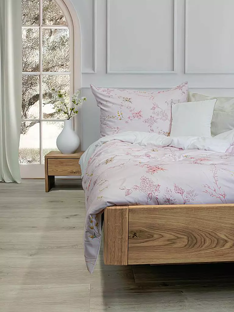 FLEURESSE | Linge de lit Tencel LUXURY 70x90cm / 140x200cm Rose poudré | 