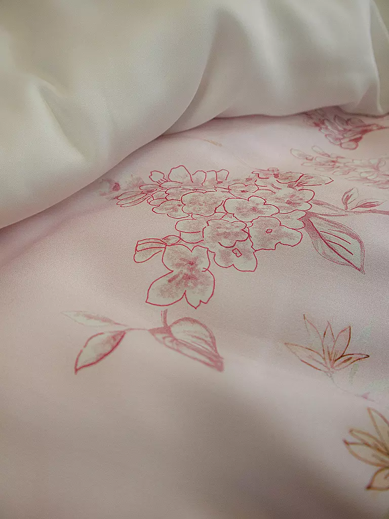 FLEURESSE | Linge de lit Tencel LUXURY 70x90cm / 140x200cm Rose poudré | 