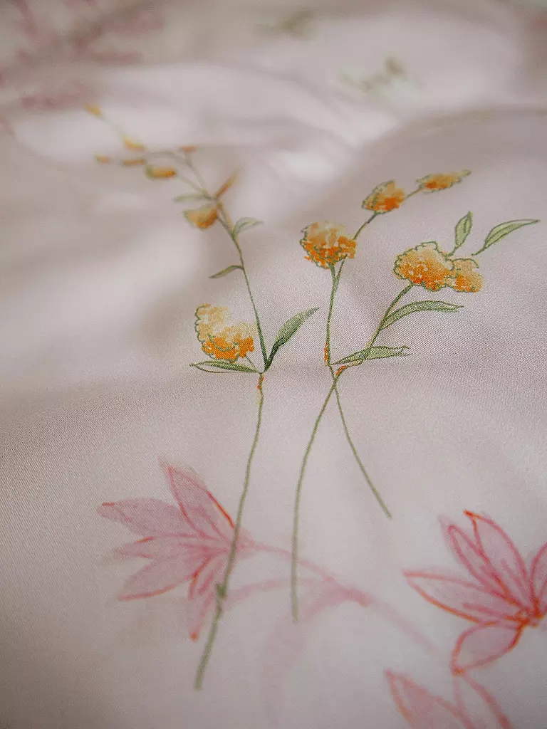 FLEURESSE | Linge de lit Tencel LUXURY 70x90cm / 140x200cm Rose poudré | 