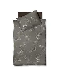 FLEURESSE | Parure de lit en jersey 70x90cm/140x200cm TOPAS Stone | Gris